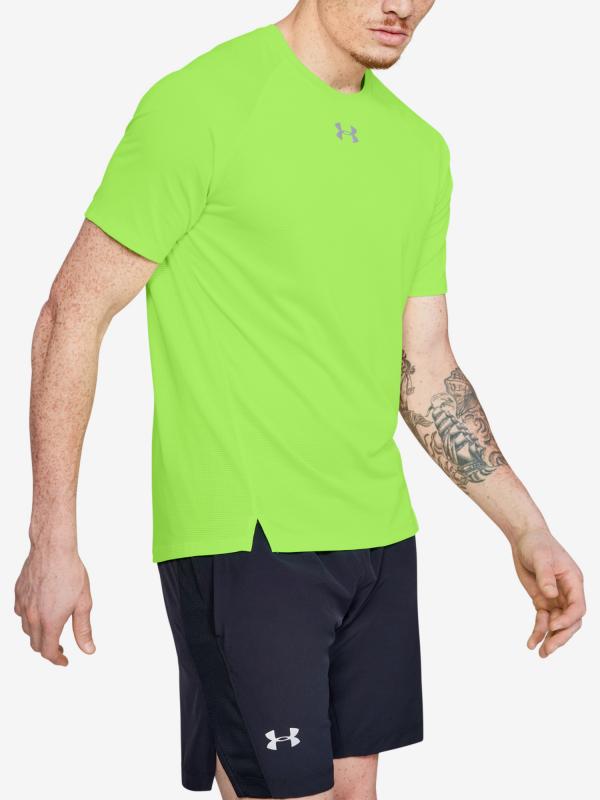 Tričko Under Armour Qualifier Shortsleeve-Grn Zelená