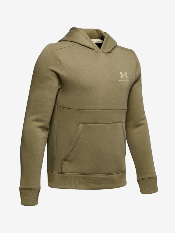 Mikina Under Armour Cotton Fleece Hoodie-Grn Zelená