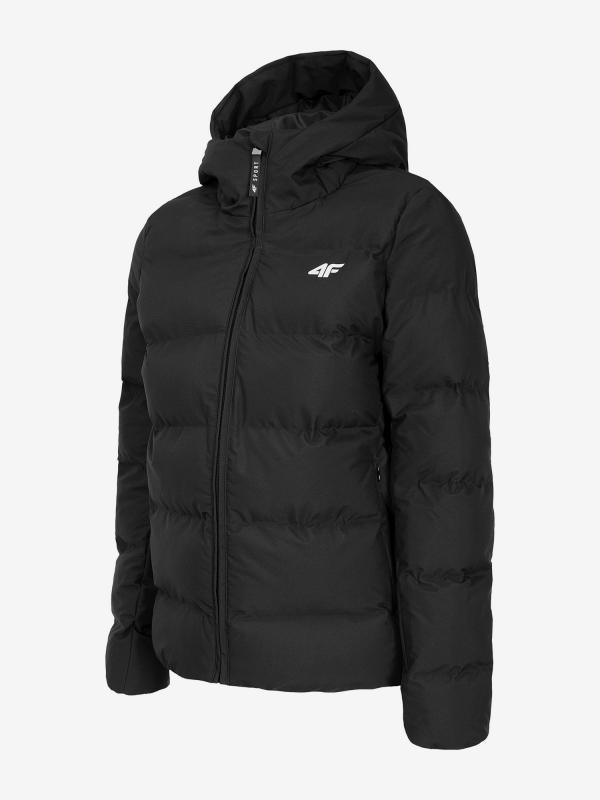 Bunda 4F Kudp204 Jacket Černá