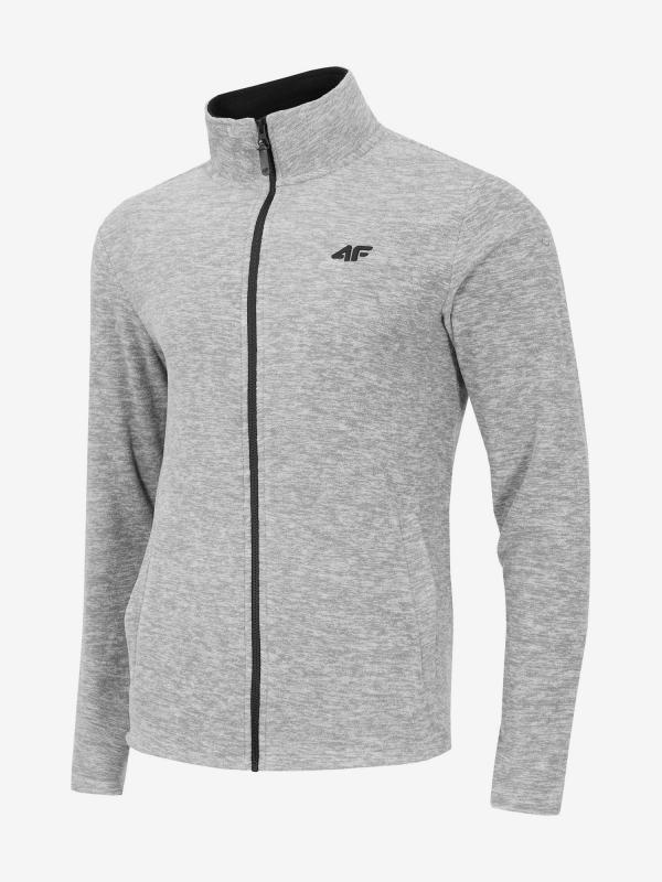 Mikina 4F Plm302 Fleece Šedá