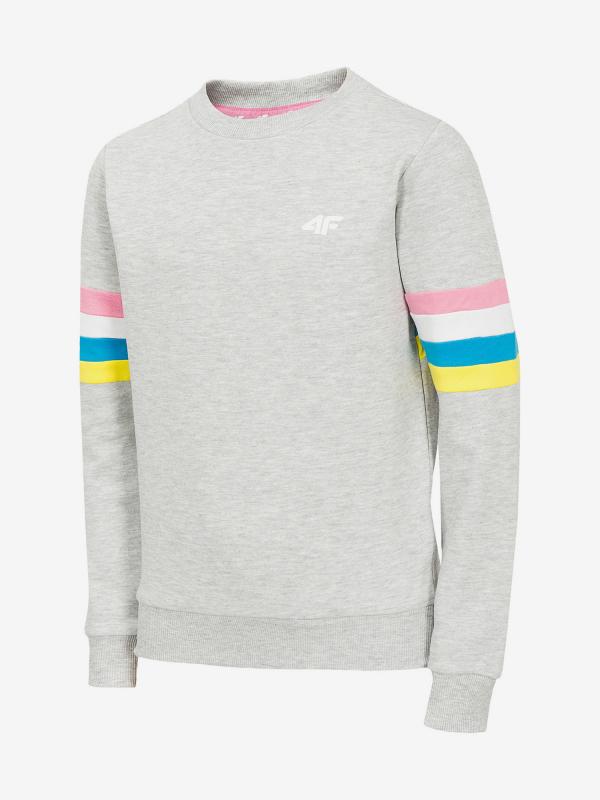 Mikina 4F Jbld202 Sweatshirt Šedá