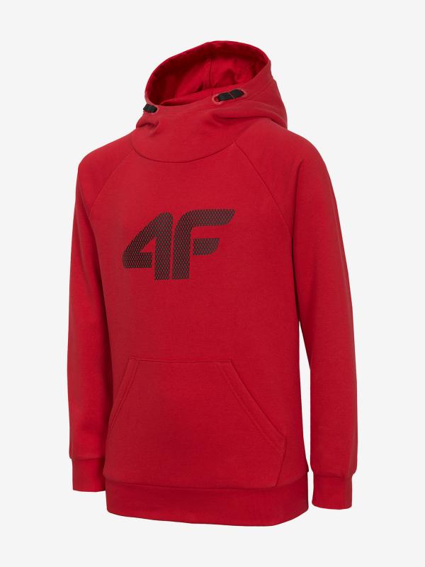 Mikina 4F Jblm201 Sweatshirt Červená