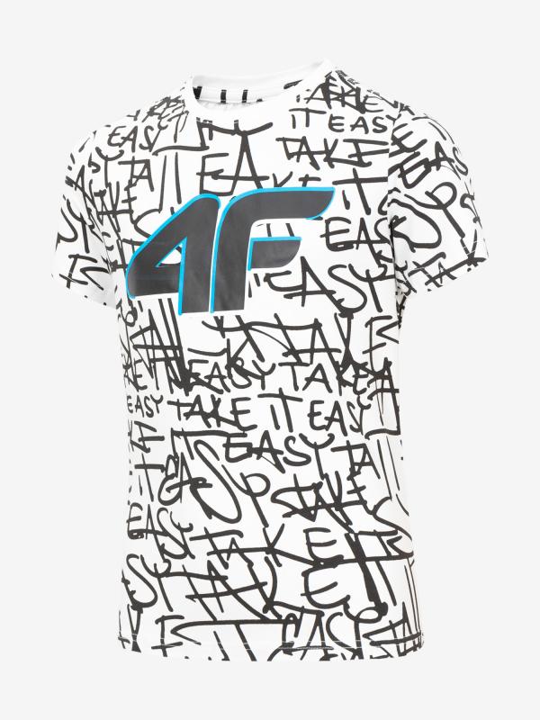 Tričko 4F Jtsm203 T-Shirt Bílá