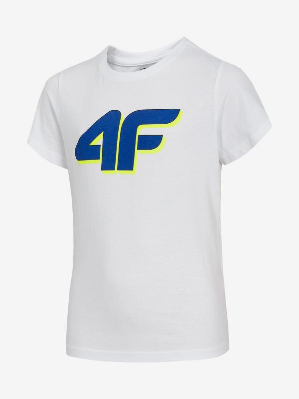 Tričko 4F Jtsm214A T-Shirt Bílá