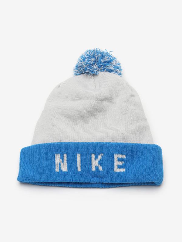 Čepice Nike U Nk Beanie Stmt Modrá