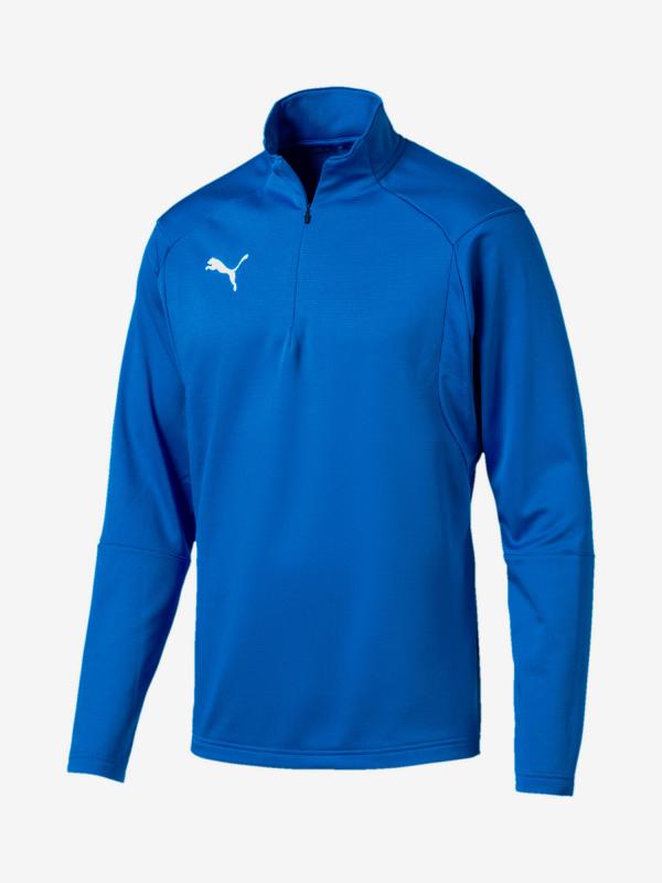 Tričko Puma Liga Training 1 4 Zip Top Modrá
