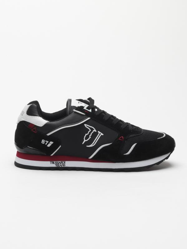 Boty Trussardi Runner Nylon New Nylon Černá