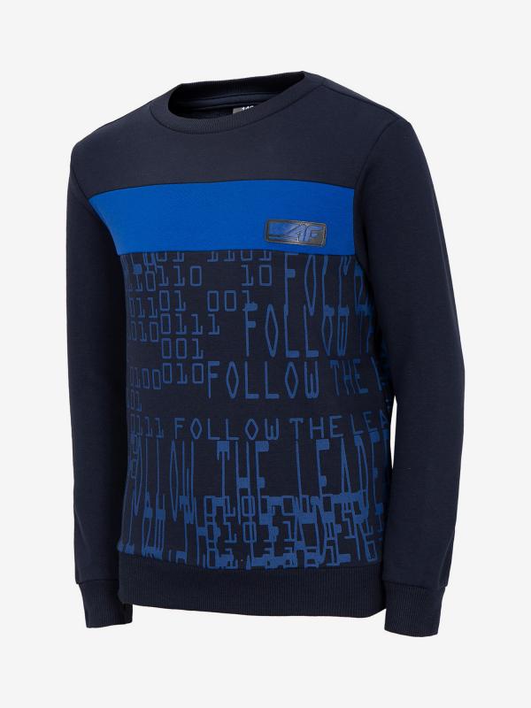 Mikina 4F Jblm210A Sweatshirt Modrá