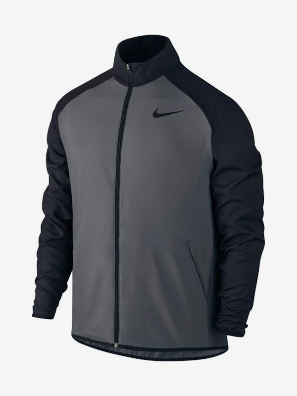 Bunda Nike M Jkt Team Woven Šedá