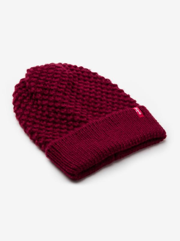 Čepice Levi's® Classic Knit Beanie Červená