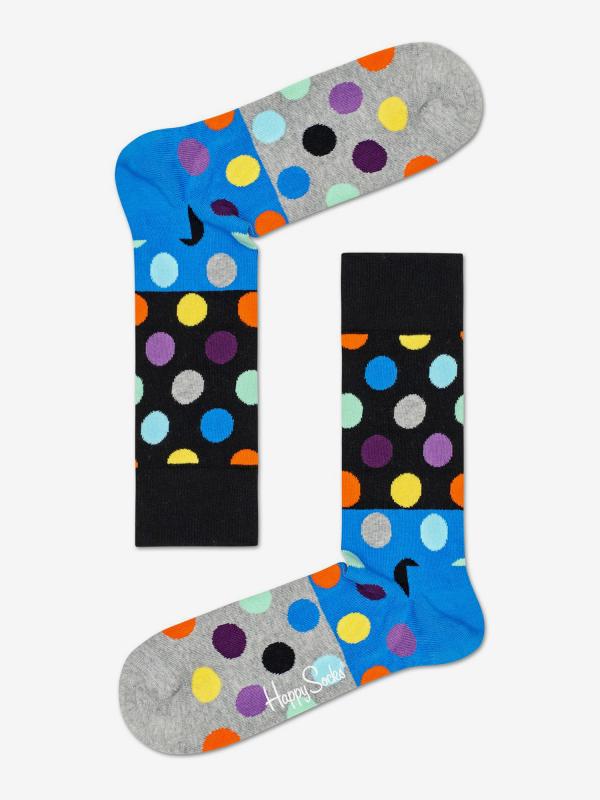 Ponožky Happy Socks Big Dot Block Sock Barevná