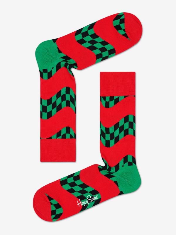 Ponožky Happy Socks Race Sock M-L (41-46) Barevná