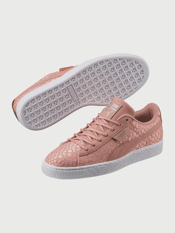 Boty Puma Basket Satin EP Wn s Béžová
