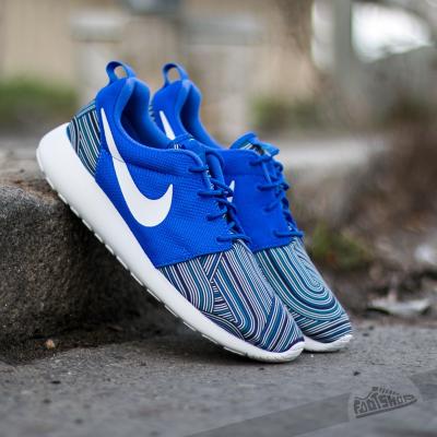 Nike Roshe One Print Racer Blue/ White