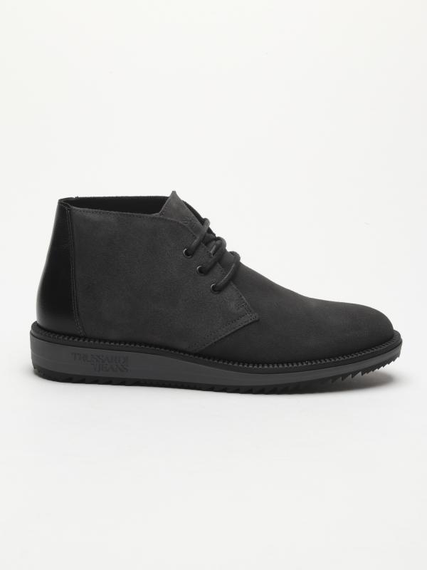 Boty Trussardi Desert Boot Suede Air Černá