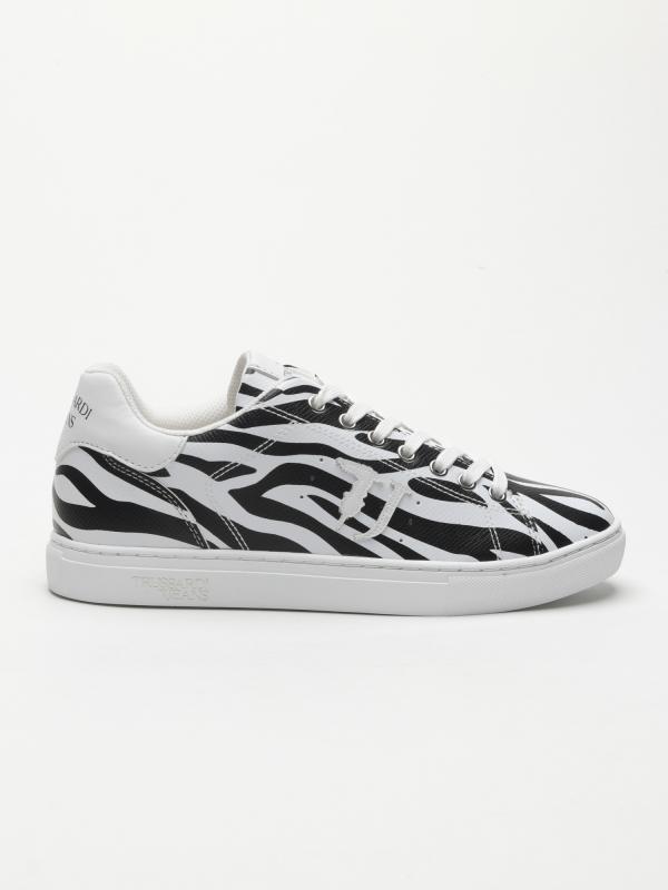 Boty Trussardi Sneaker Pu Animalier Reverse Barevná