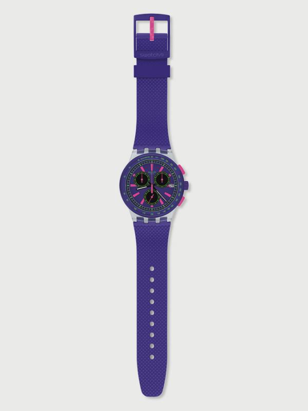 Hodinky Swatch Purp-Lol Modrá