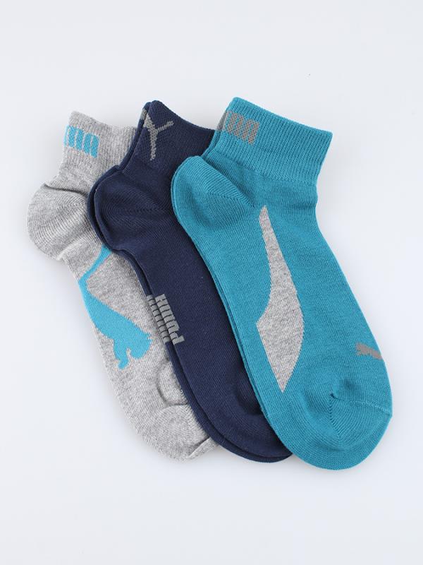 Ponožky Puma Unisex Lifestyle Quarters 3 Pack Barevná