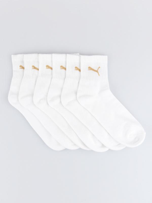 Ponožky Puma Short Crew 3 Pack Unisex Bílá
