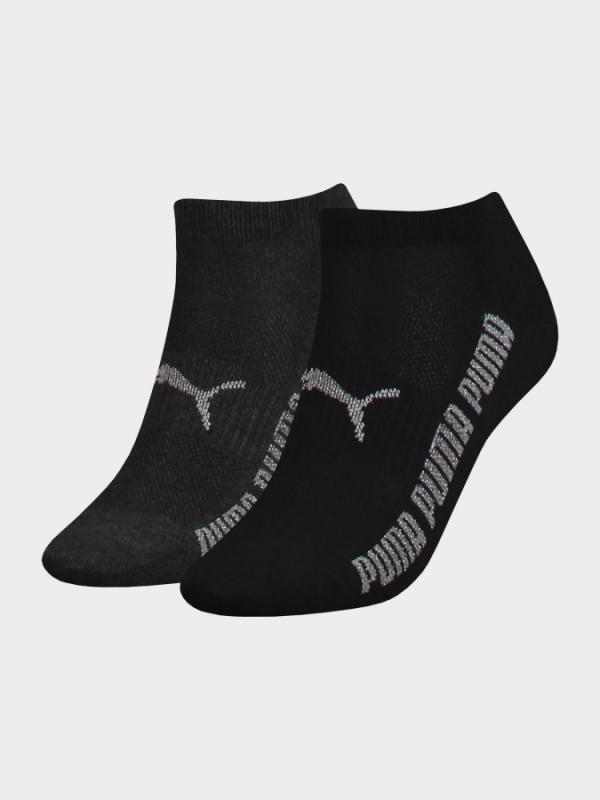 Ponožky Puma Women Sneakers Lurex 2 Pack Black Antracite Barevná