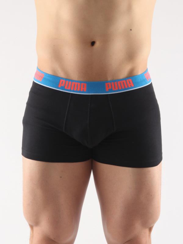 Boxerky Puma Basic Trunk 2 Pack Blue Navy Černá