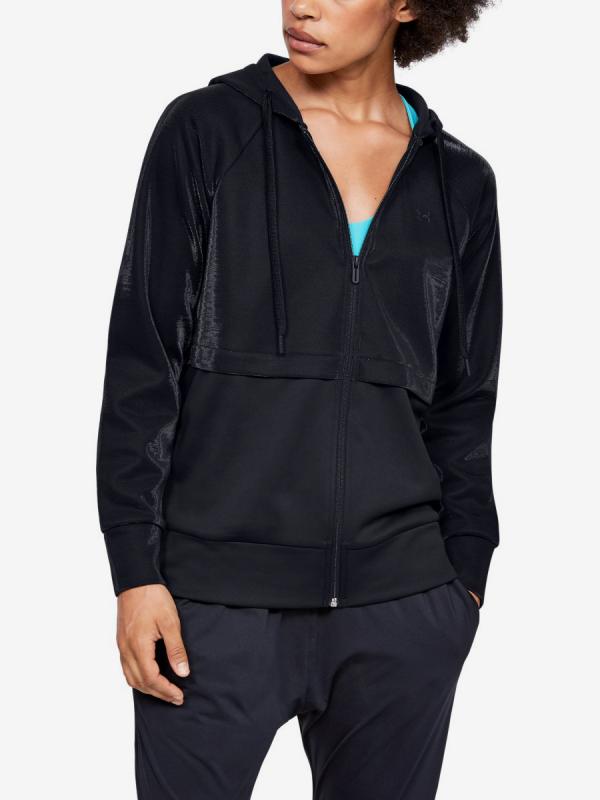 Mikina Under Armour Synthetic Fleece Fz Mirage-Blk Černá