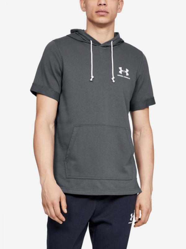 Mikina Under Armour Sportstyle Terry Ss Hoody-Gry Šedá