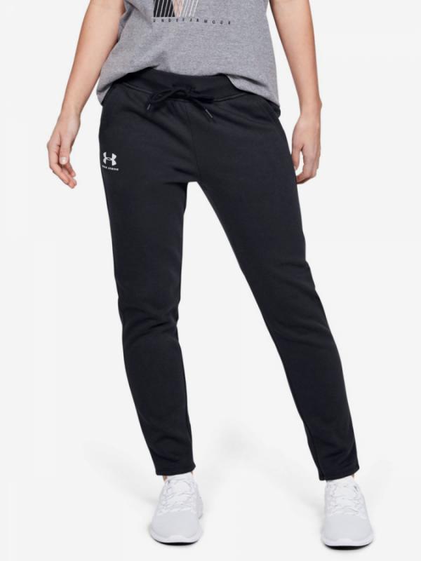 Tepláky Under Armour Rival Fleece Open Hem Pant-Blk Černá