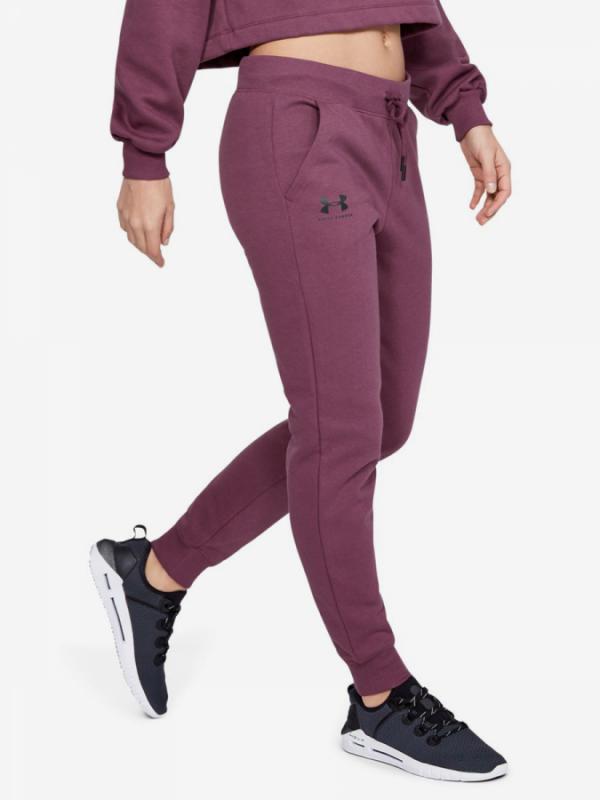 Tepláky Under Armour Rival Fleece Sportstyle Graphic Pant-Ppl Fialová