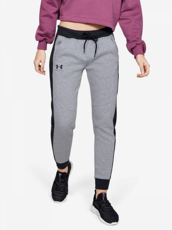 Tepláky Under Armour Rival Fleece Graphic Novelty Pant-Gry Šedá