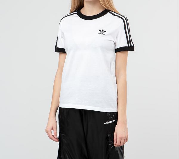 adidas 3 Stripes Tee White/ Black