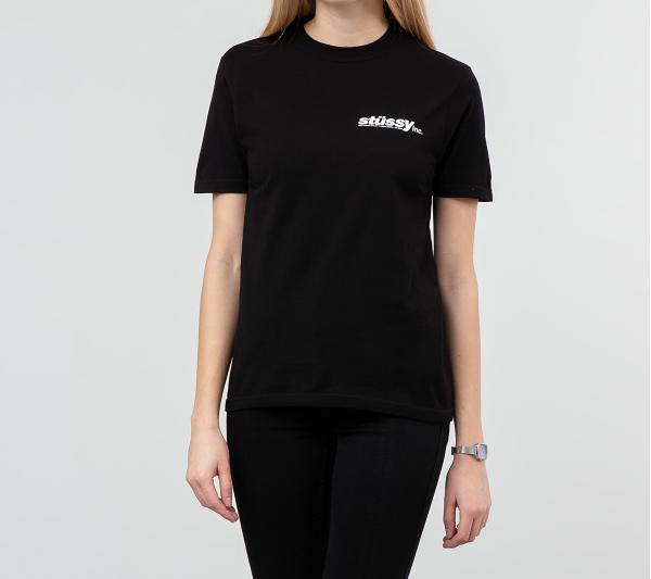 Stüssy Italic Tee Black
