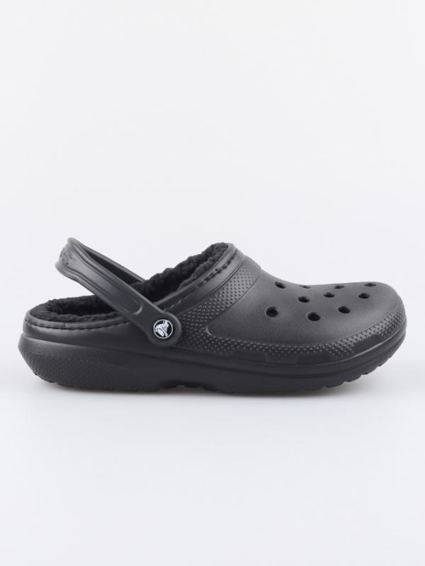 Sandály Crocs Classic Lined Clog - Black/Black Černá