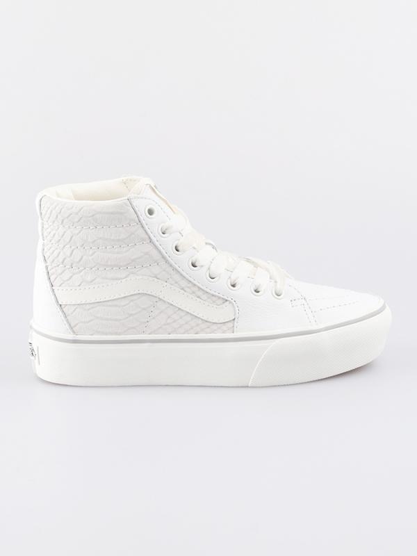 Boty Vans Ua Sk8-Hi Platform 2 (Leather) Bílá