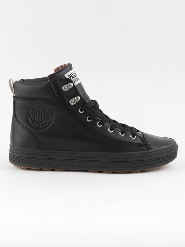 Boty Palladium Sub Mid Cuff M Černá