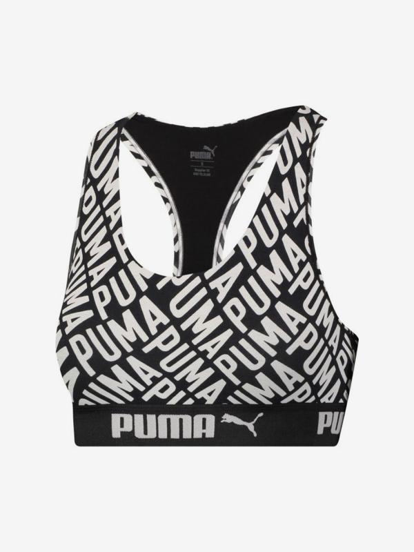 Podprsenka Puma Logo Collage Print Racer Back Top 1P Barevná