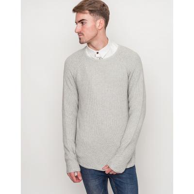 RVLT 6261 KNIT PATTERN lightgrey M