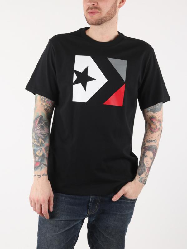 Tričko Converse M Star Chevron Box Tee Černá