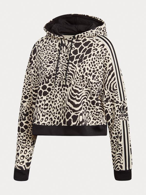 Mikina adidas Originals Aop Hoodie Barevná