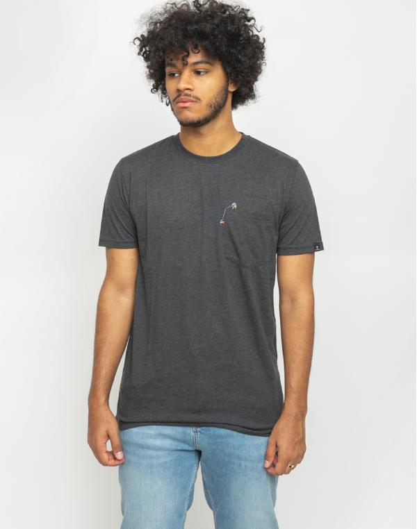RVLT 1137 Printed T-shirt Black/Mel XL