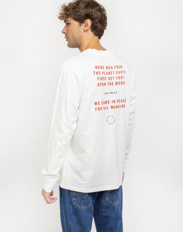 Thinking MU 1969 Long Sleeve T-shirt Snow White XL