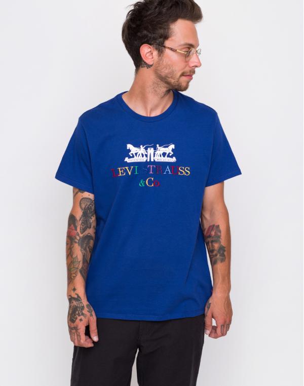 Levi's® 2 Horse Graphic Tee Blue XL