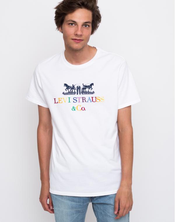 Levi's® 2 Horse Graphic Tee Neutral XL