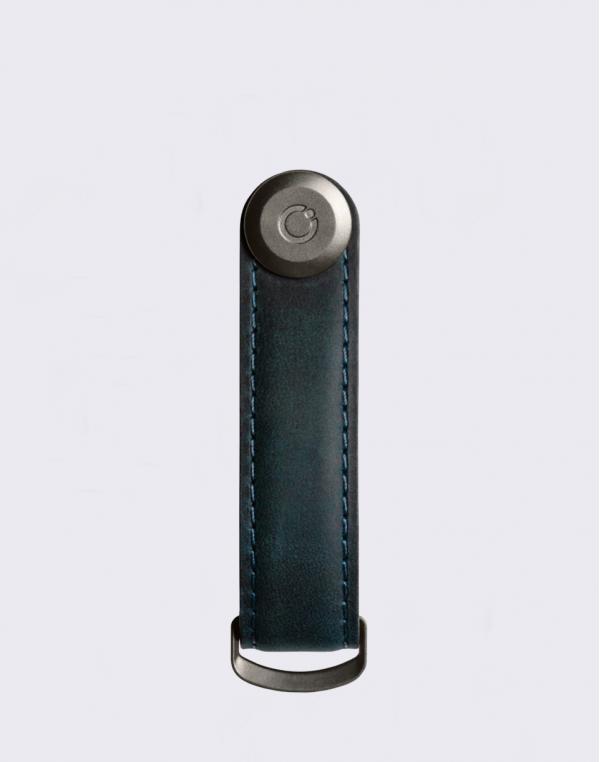 Orbitkey 2.0 Leather Crazy Horse Marine Blue