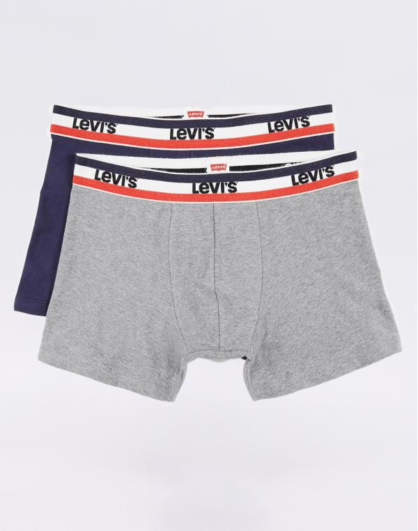 Levi's® 200SF Sportswear Logo Color Boxer Brief 2P dress blues S