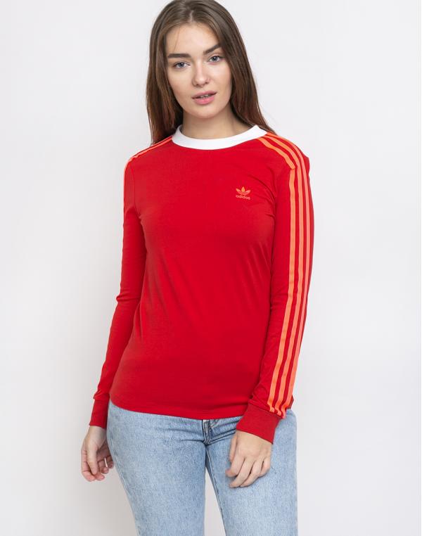 adidas Originals 3 Str Ls Tee Scarlet 40