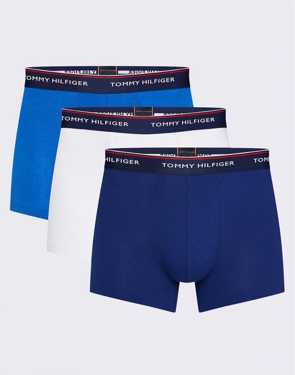 Tommy Hilfiger 3P Trunk 0WS Blue Depths/Lapis Blue/White M