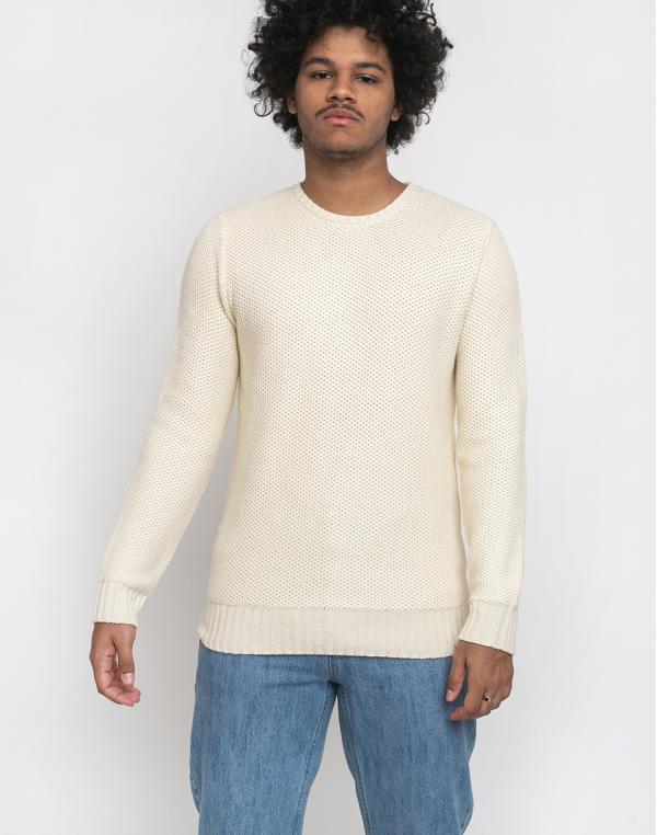 RVLT 6514 Heavy Knitted Sweater Offwhite XL
