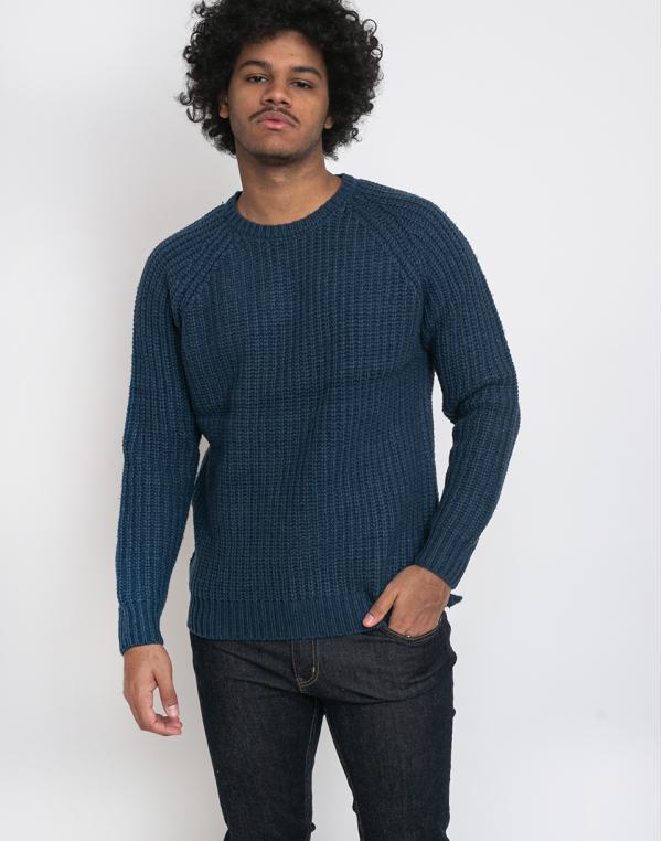 RVLT 6518 Heavy Knitted Sweater Blue XL