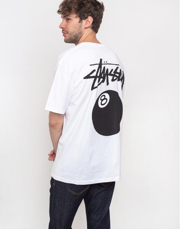 Stüssy 8 Ball Tee White L